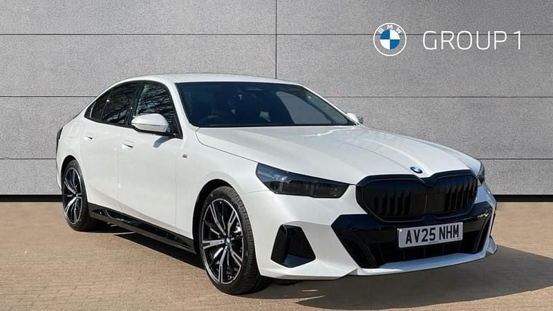 White Used 2025 BMW 520 M Sport | £44,990 (A bit pricey) - Image 1/4