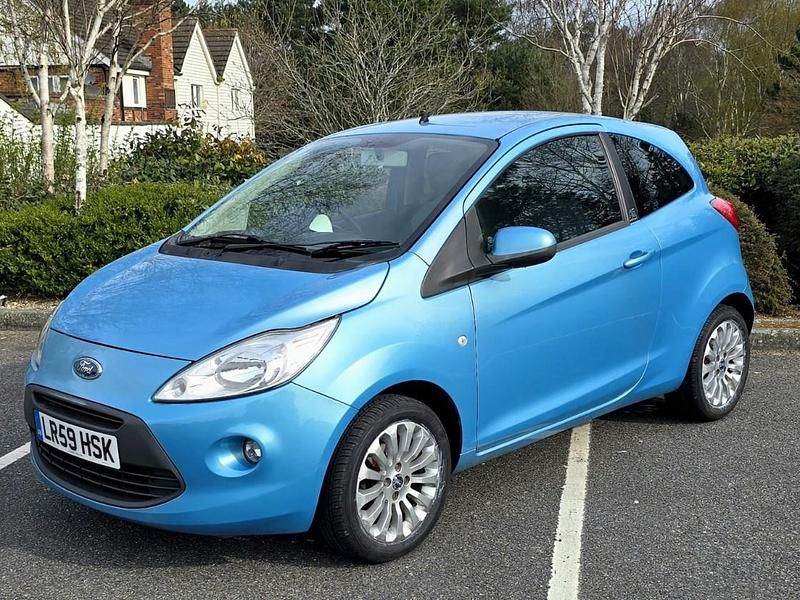 Used Ford Ka Zetec 69 HP (50 kW) 2009 Blue Hatchback