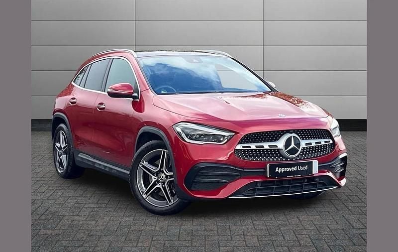 Red Used 2022 Mercedes GLA250 AMG Line Premium Plus SUV | £29,390 (Fair price) - Image 1/4