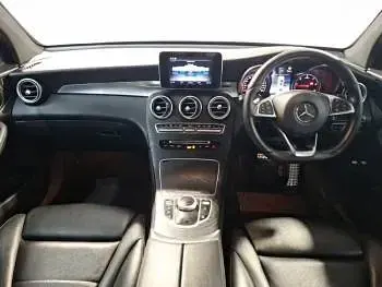 Used Mercedes GLC220 AMG line 170 HP (125 kW) 2017 Blue Coupe