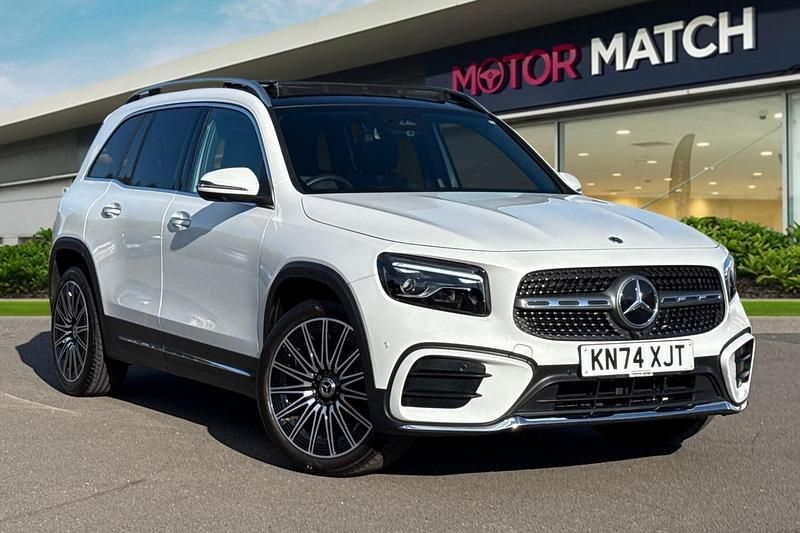 White Used 2024 Mercedes GLB200 AMG line SUV | £37,000 - Image 1/4