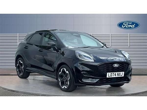Black Used 2024 Ford Puma ST-Line X SUV | £22,301 (A bit pricey) - Image 1/4