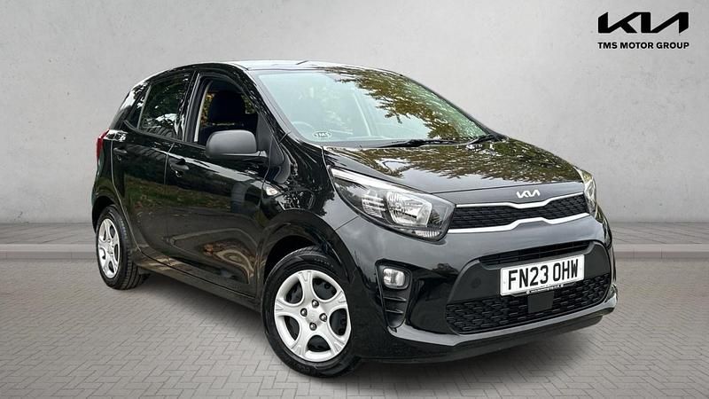 Black Used 2023 Kia Picanto Hatchback | £10,399 (Good price) - Image 1/3