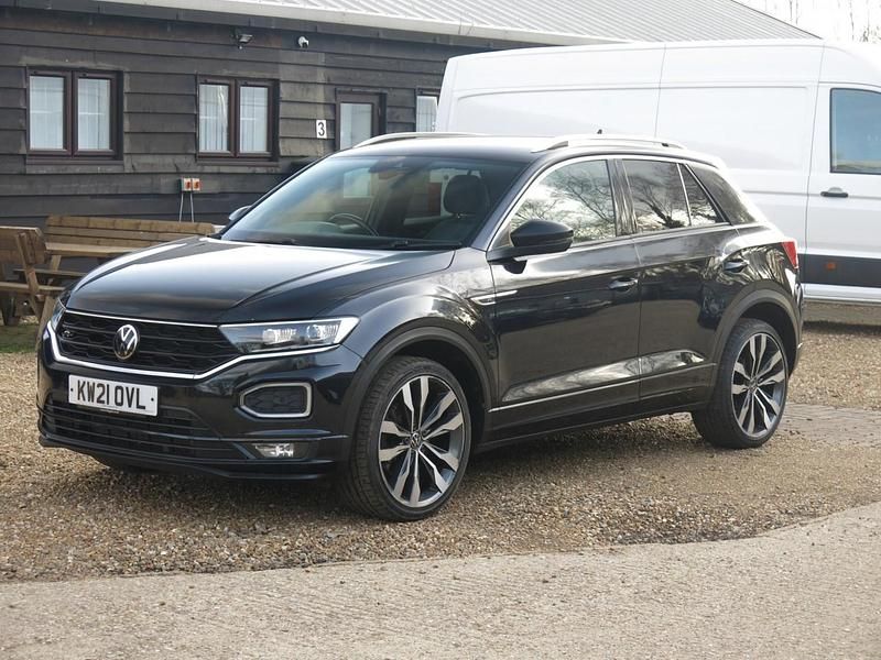 Used VW T-Roc R-line 150 HP (110 kW) 2021 Black SUV