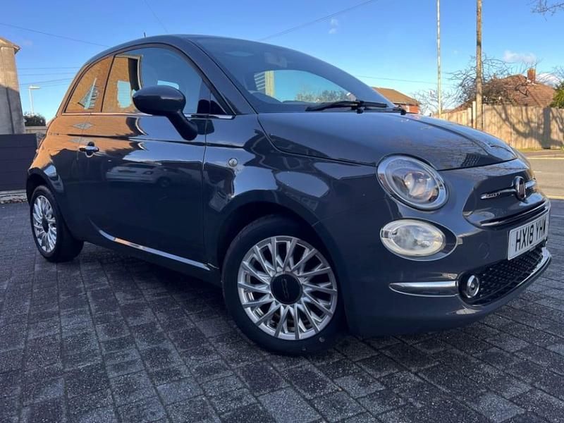 Used Fiat 500 Lounge 69 HP (50 kW) 2018 Grey Hatchback