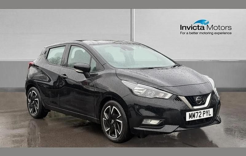 Used Nissan Micra Acenta 92 HP (67 kW) 2022 Black Hatchback