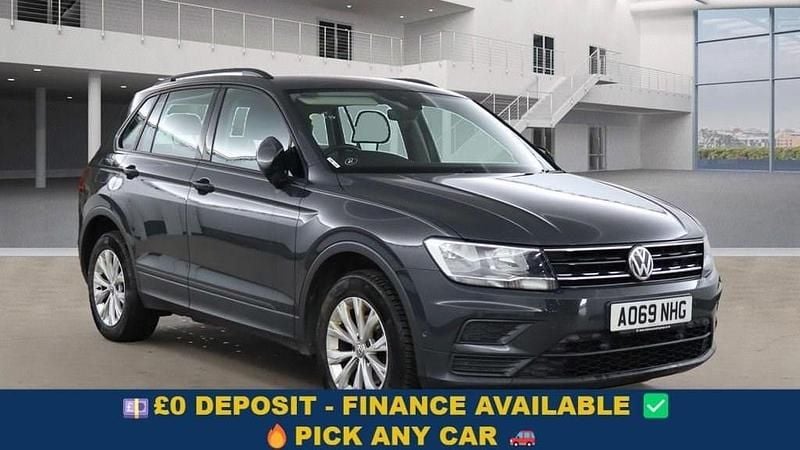 Grey Used 2019 VW Tiguan S SUV | £12,899 (Good price) - Image 1/4
