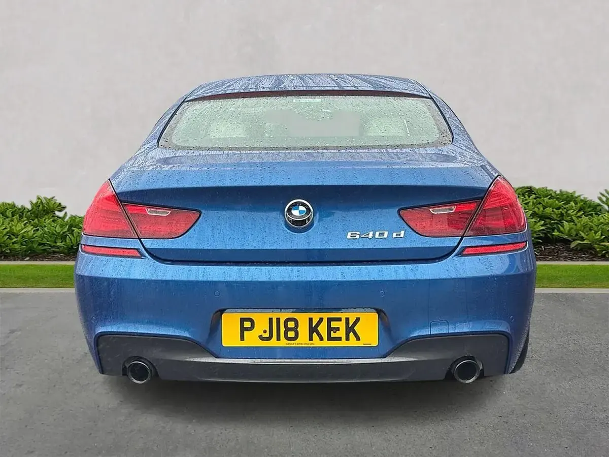 Begagnad BMW 640 M Sport 313 HK (230 kW) 2018 Blå Sportkupé