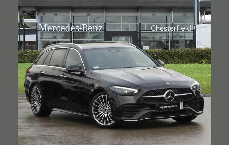 Used Mercedes C300e AMG Line Premium 255 HP (187 kW) 2024 Black Estate