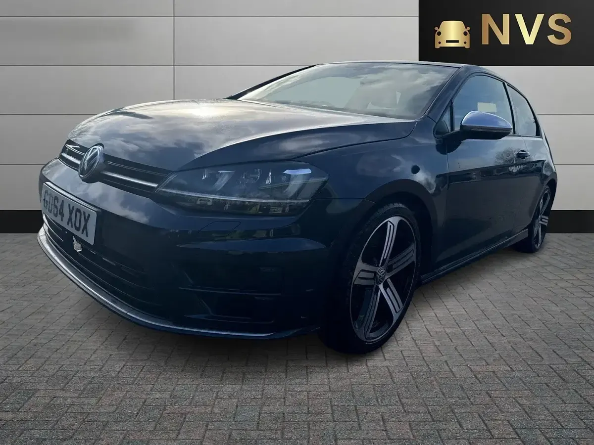 Used VW Golf VII R 2015 Blue Hatchback