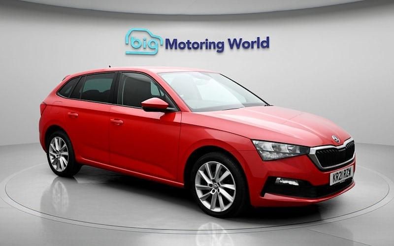 Used Skoda Scala SE L 116 HP (85 kW) 2020 Red Hatchback