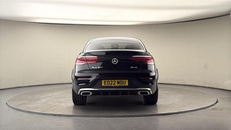 Used Mercedes GLC300e AMG line 2021 Obsidian black Coupe