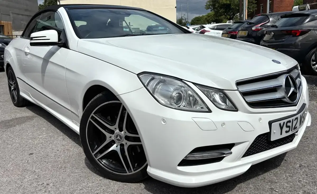 Used Mercedes E250 2012 White Cabriolet