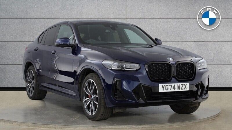 Blue Used 2024 BMW X4 M Sport SUV | £48,450 (Fair price) - Image 1/4