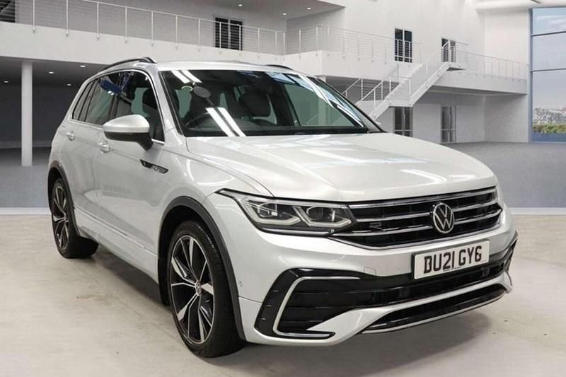 Silver Used 2021 VW Tiguan R-line SUV | £16,971 (Good price) - Image 1/1