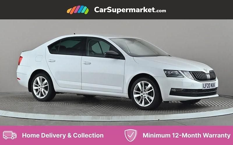 White Used 2020 Skoda Octavia SE L Hatchback | £14,497 (Fair price) - Image 1/4
