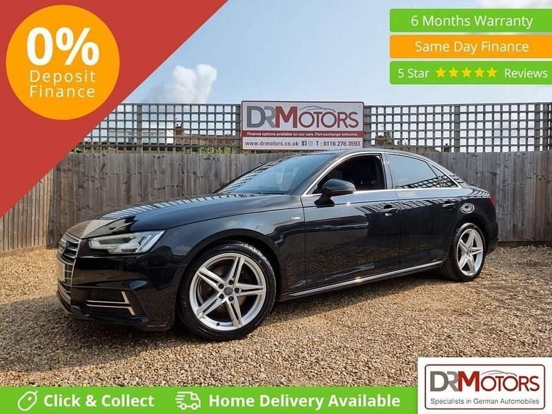 Black Used 2017 Audi A4 S-Line Sedan | £11,840 (Fair price) - Image 1/4
