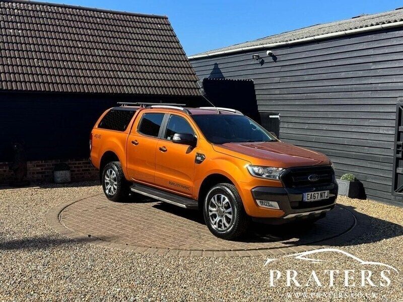 Orange Used 2017 Ford Ranger Wildtrack Pickup | £15,000 (Fair price) - Image 1/4