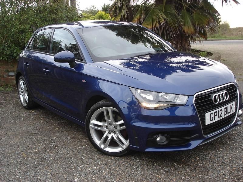 Used Audi A1 Sportback S-Line 105 HP (77 kW) 2012 Blue Hatchback