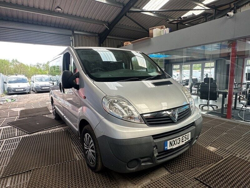 Silver Used 2013 Vauxhall Vivaro Van | £4,795 (Fair price) - Image 1/4
