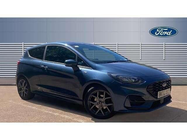 Blue Used 2021 Ford Fiesta ST-Line Hatchback | £12,487 (Fair price) - Image 1/4