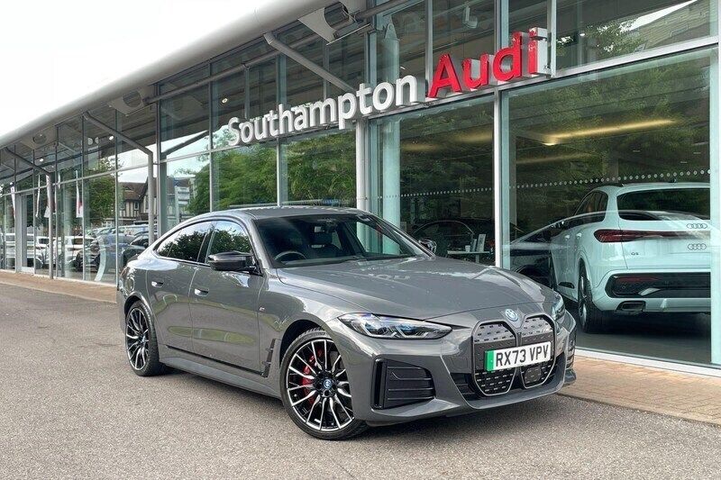 Grey Used 2023 BMW i4 Shadowline Sedan | £35,486 (Fair price) - Image 1/4