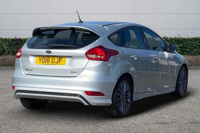Grey Used 2018 Ford Focus ST-Line Hatchback | £9,033 (Good price) - Image 1/3