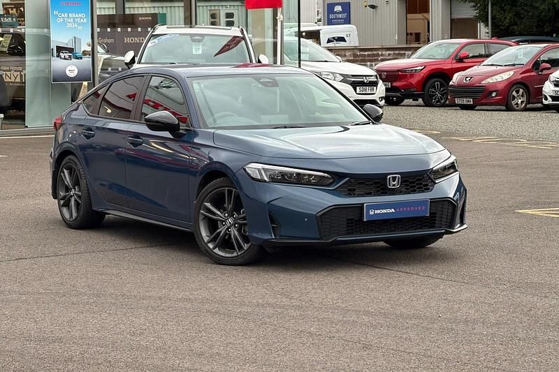 Used Honda Civic Sport 2025 Blue Hatchback