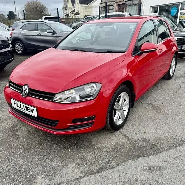 Used VW Golf VII Edition 110 HP (80 kW) 2016 Red Hatchback