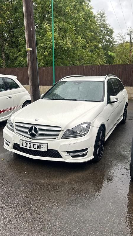 White Used 2012 Mercedes C250 Estate | £5,490 (Expensive) - Image 1/2