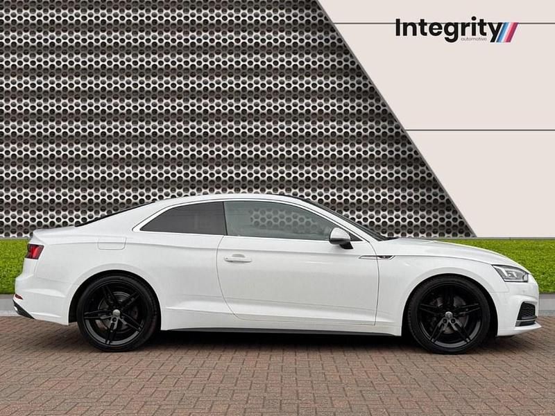 Used Audi A5 S-Line 190 HP (139 kW) 2019 White Coupe