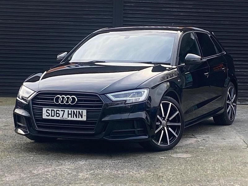Used Audi A3 Sportback Black Edition 150 HP (110 kW) 2017 Black Hatchback