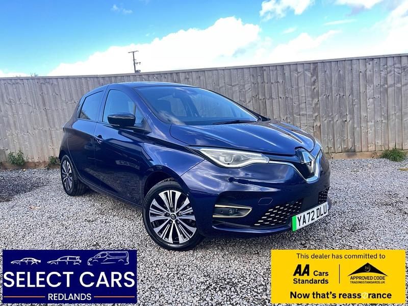 Used Renault Zoe Techno 100 kW (136 HP) 2022 Blue Hatchback