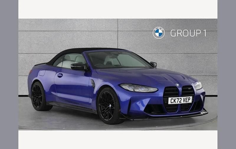 Blue Used 2022 BMW M4 Cabriolet Competition Edition Cabriolet | £53,450 (Fair price) - Image 1/4