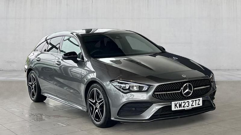 Mountain grey metallic Used 2023 Mercedes 200 AMG Line Premium | £27,280 - Image 1/4