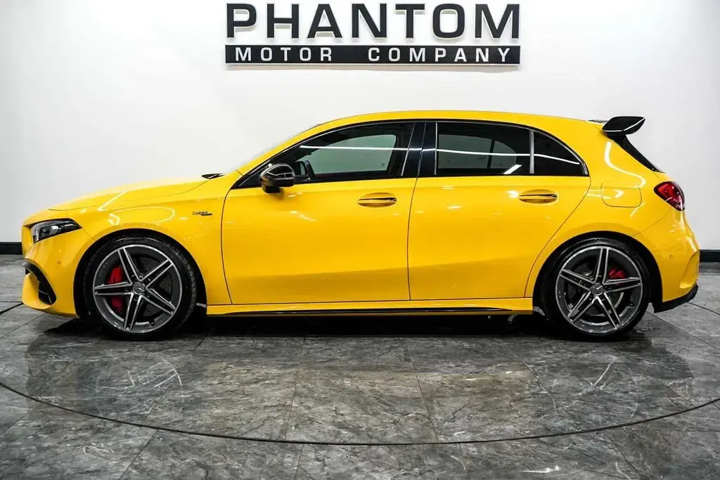 Used Mercedes A45 AMG AMG 421 HP (309 kW) 2020 Yellow Hatchback