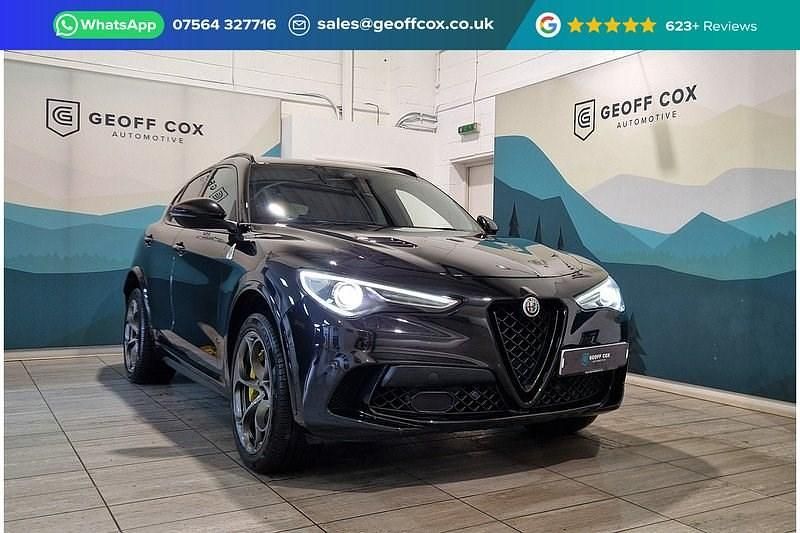 Used Alfa Romeo Stelvio Quadrifoglio 510 HP (375 kW) 2021 Black SUV