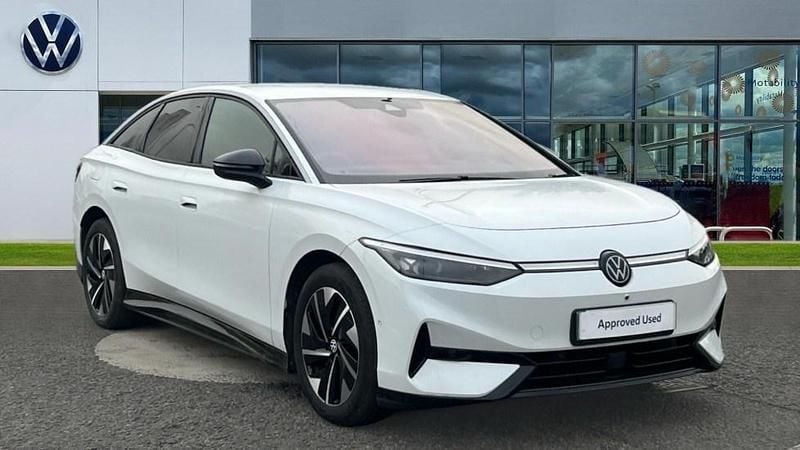 Glacier white metallic Used 2024 VW ID.7 Pro Hatchback | £30,806 (Fair price) - Image 1/4