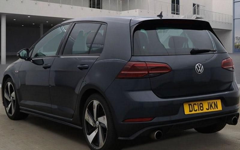Used VW Golf VII GTI 230 HP (169 kW) 2018 Blue Hatchback