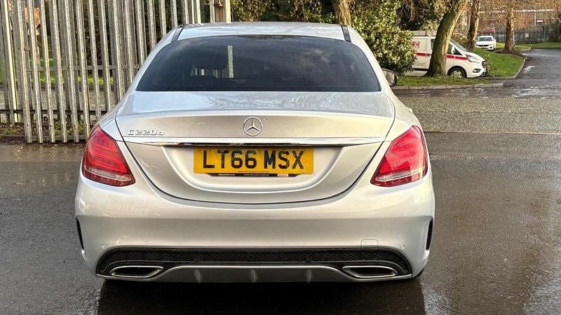 Used Mercedes C220 AMG line 2016 Silver Sedan