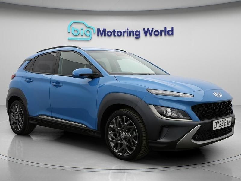 Blue Used 2023 Hyundai Kona Premium SUV | £17,200 (Fair price) - Image 1/4