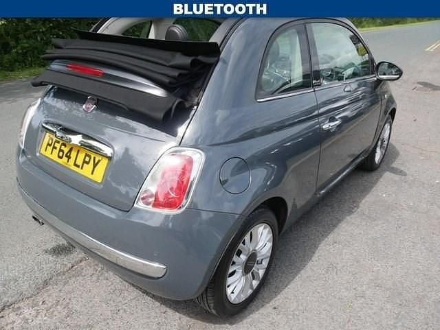 Used Fiat 500C Lounge 85 HP (62 kW) 2015 Grey Cabriolet