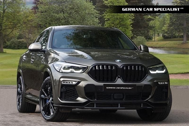 Manhattan green Used 2020 BMW X6 M50 SUV | £41,990 - Image 1/4