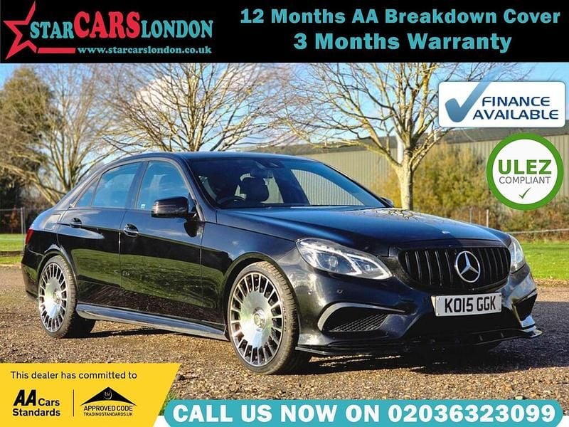 Used Mercedes E220 AMG 2015 Black Sedan