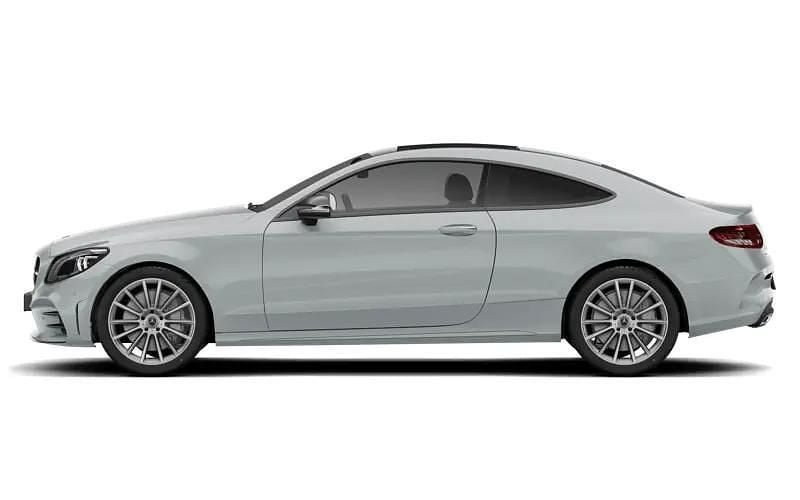 Used Mercedes C200 AMG line 198 HP (145 kW) 2019 Grey Coupe