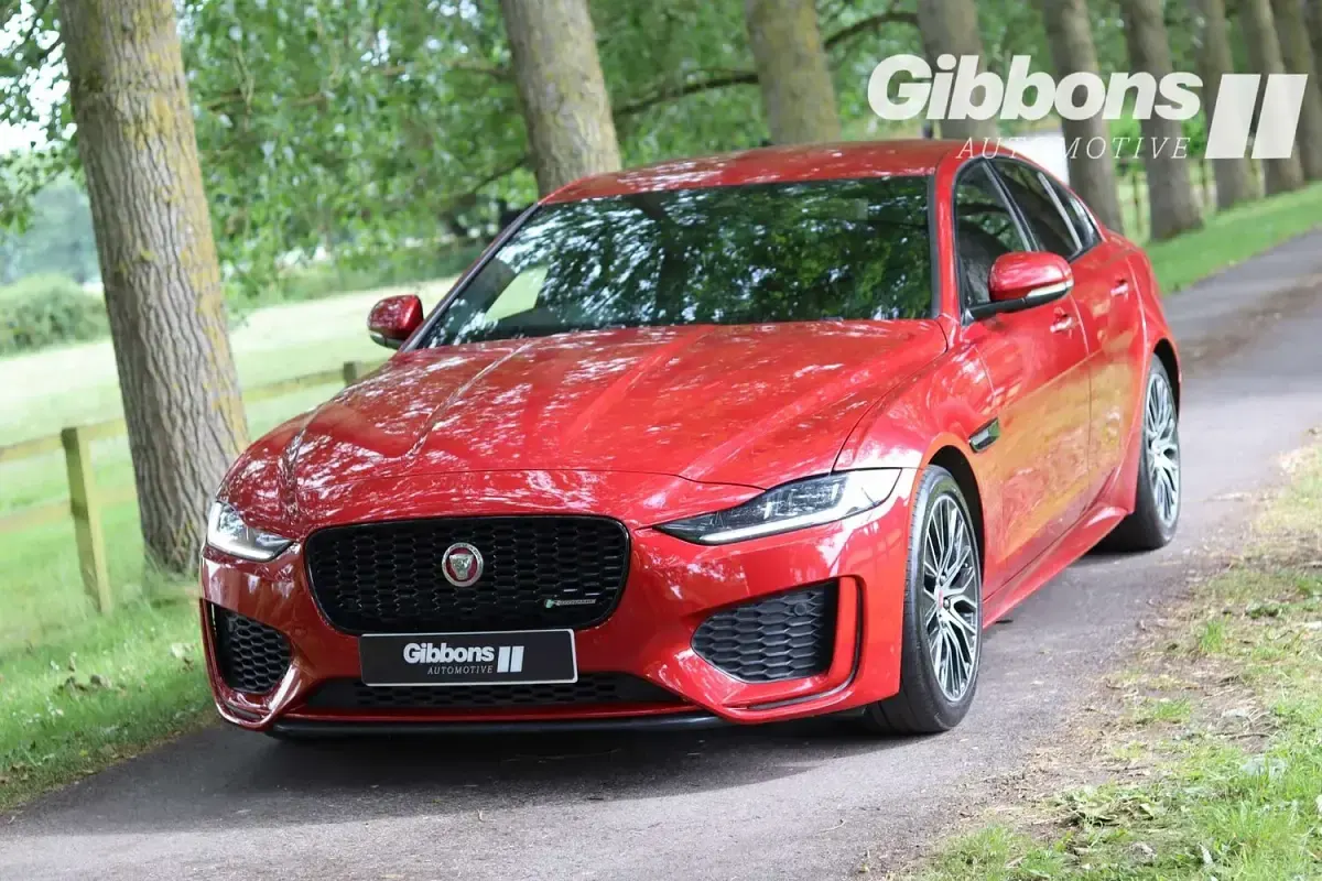 Used Jaguar XE R-Dynamic 300 HP (220 kW) 2019 Red Sedan