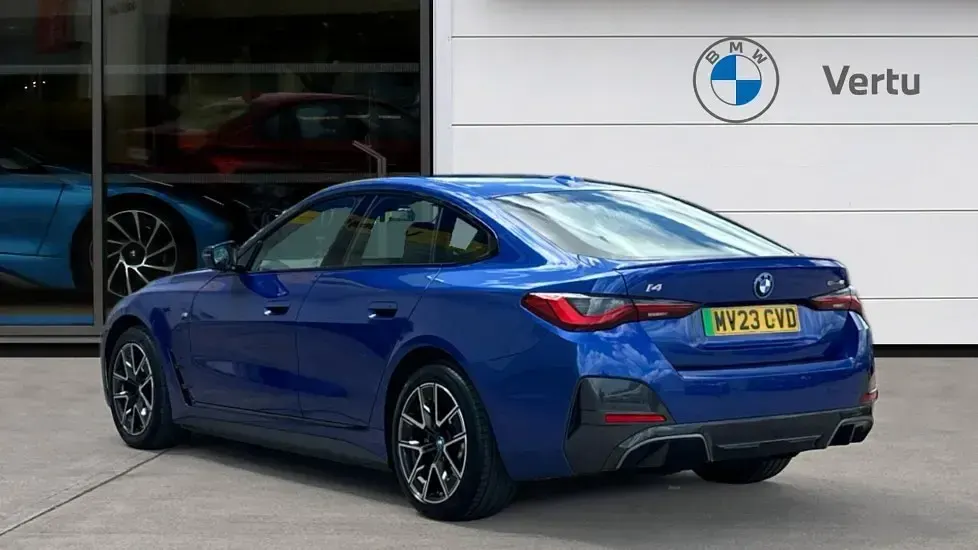 Used BMW i4 M Sport 250 kW (340 HP) 2023 Blue Sedan
