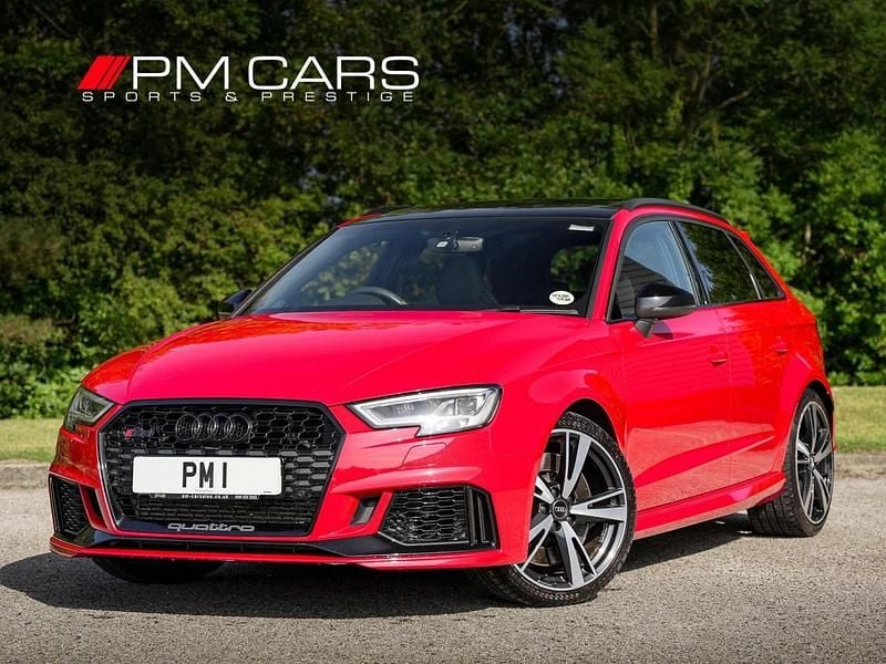 Red Used 2019 Audi RS3 Sport Hatchback | £34,480 (Fair price) - Image 1/4
