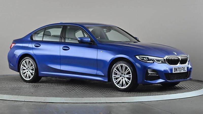 Used BMW 330e M Sport 292 HP (214 kW) 2020 Blue Sedan