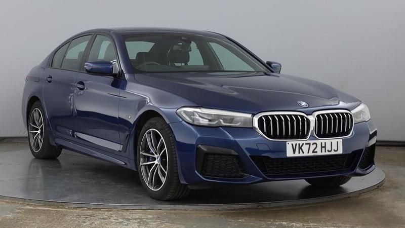 Blue Used 2022 BMW 530e M Sport | £27,399 (Fair price) - Image 1/4